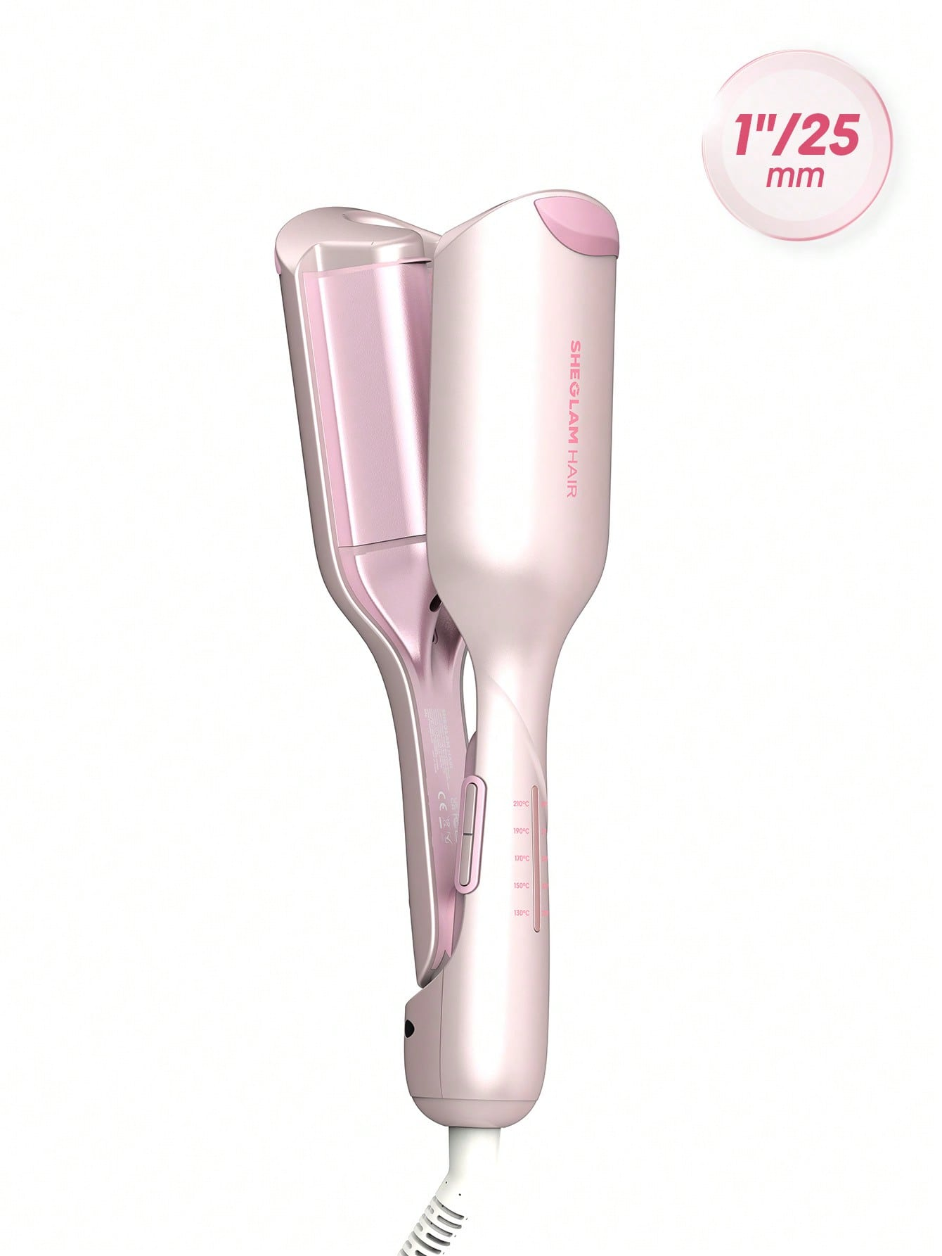  دستگاه ویو مو ساحلی شیگلم سایز 25 Cupid's Charm Beach Babe Hair Waver-25mm UK Plug 