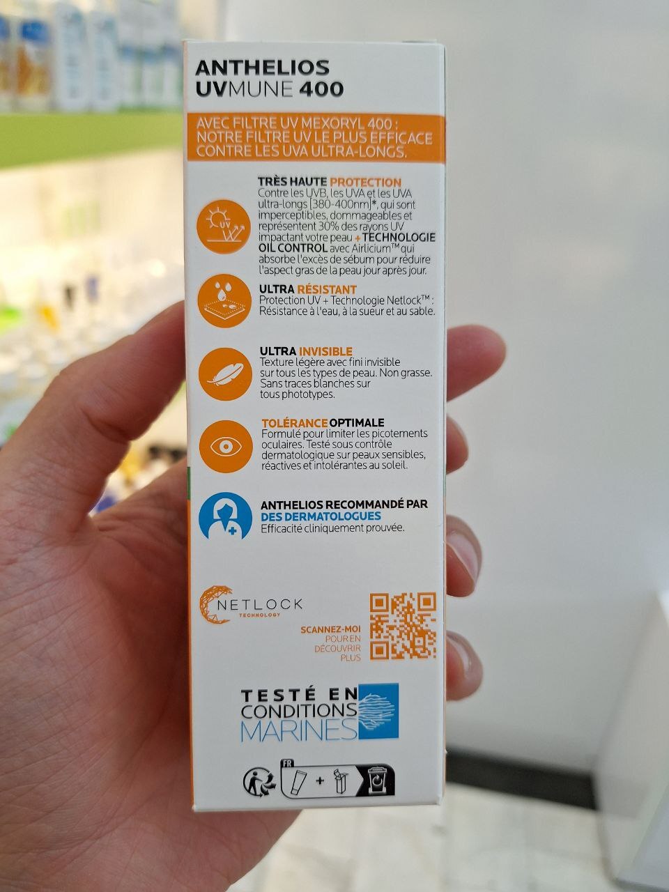  ضدآفتاب Anthelios UVmune 400 Gel-Crème Oil Control" از برند لا روش پوزای (La Roche-Posay) 