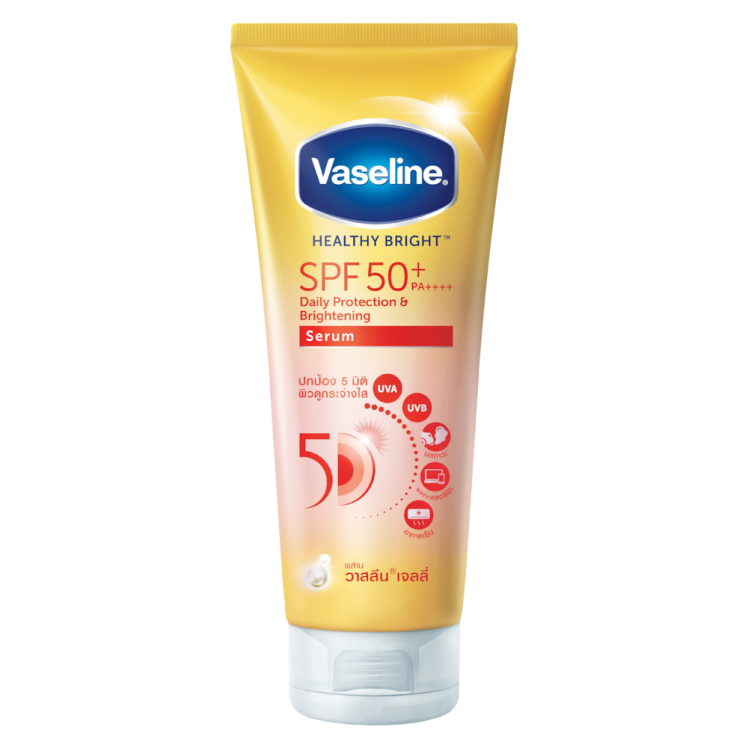 ضدافتاب روشن کننده سرمی وازلین Vaseline Healthy Bright Daily Protection & Brightening Serum Sunscreen