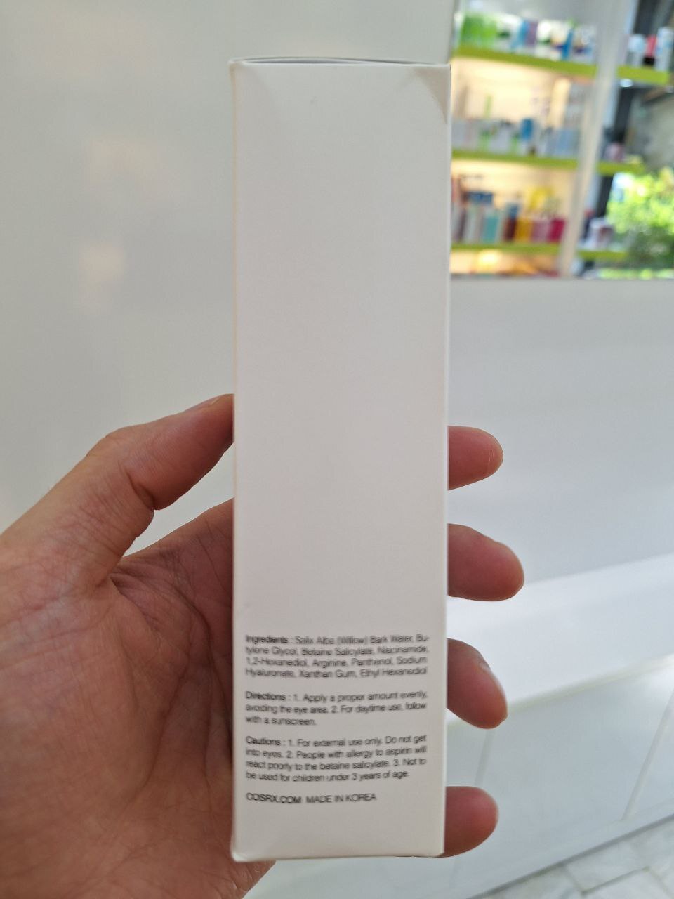  لیکوئید BHA کوزارکس Cosrx ضد جوش سر سیاه 100 میل 