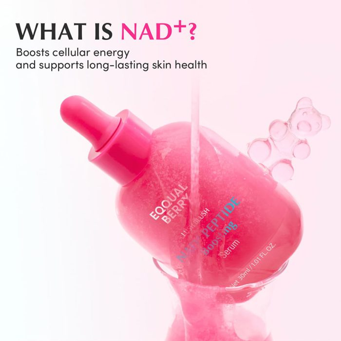  سرم پپتاید بوستینگ و +NAD اکوال بری ضد چروک و جوانساز پوست EQQUALBERRY NAD+ Peptide Boosting Smoothie Serum 