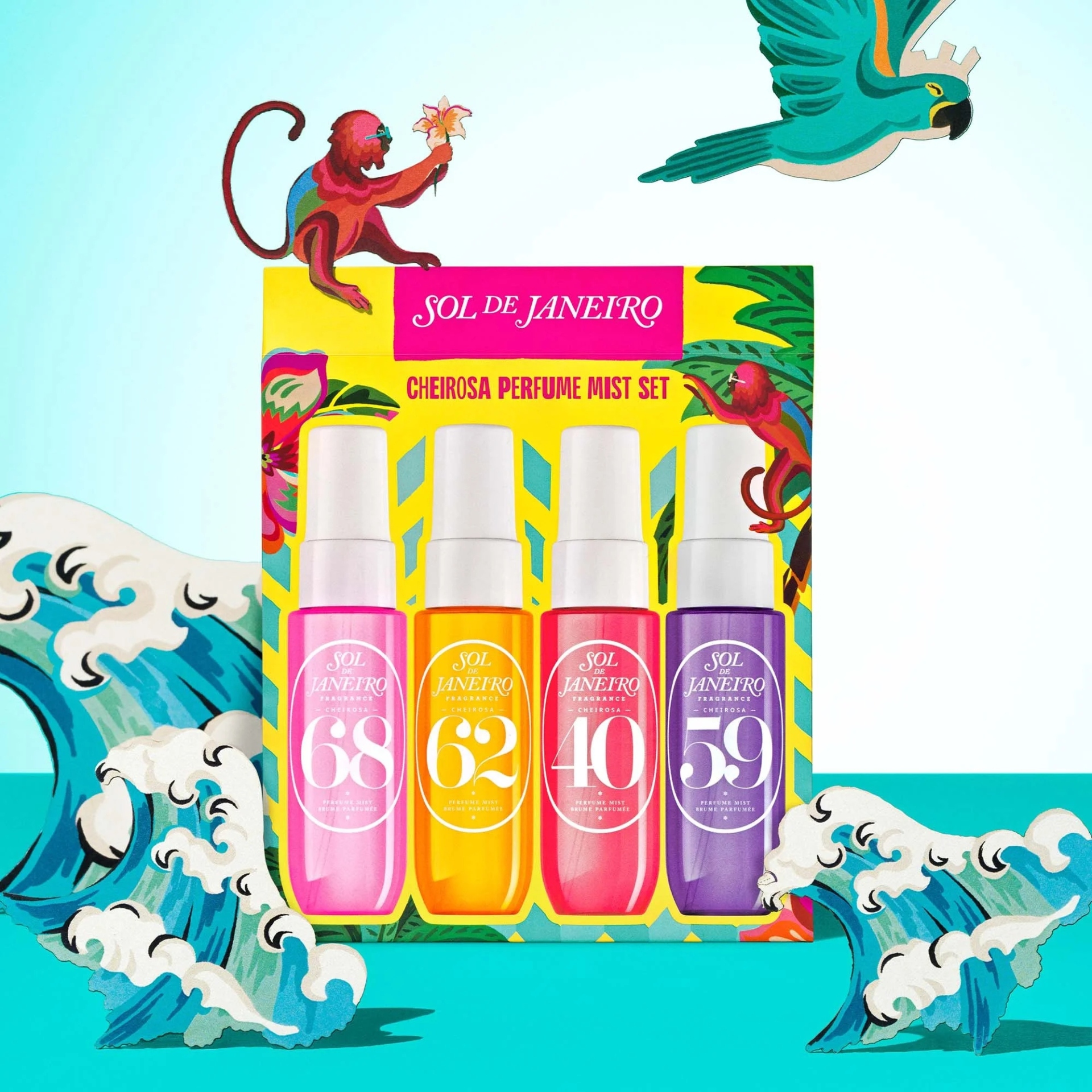  ست بادی‌میست‌های برند سول د ژانیرو (Sol de Janeiro) مدل Cheirosa Perfume Mist Set 